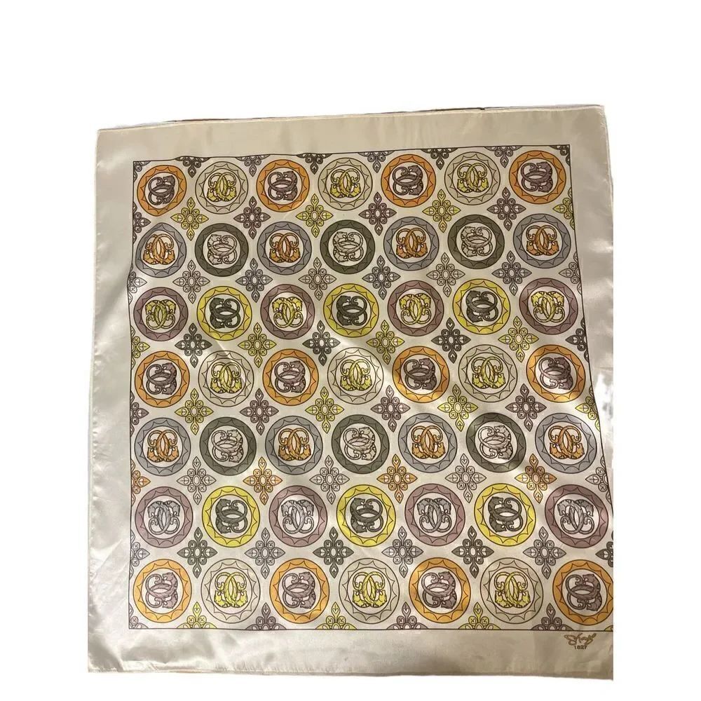 Vintage Sharif 1827 scarf 25 x 25 1/2”